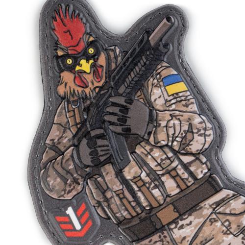 Нашивка на липучці "Колекція Символ Року - Півень", PROF1-SY-06 - Prof1group Нашивка на липучці "Колекція Символ Року - Півень", PROF1-SY-06
