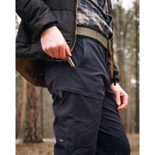 Pantalon 5.11 Apex Softshell Noir - Cargo Tactique Imperméable Et Respirant