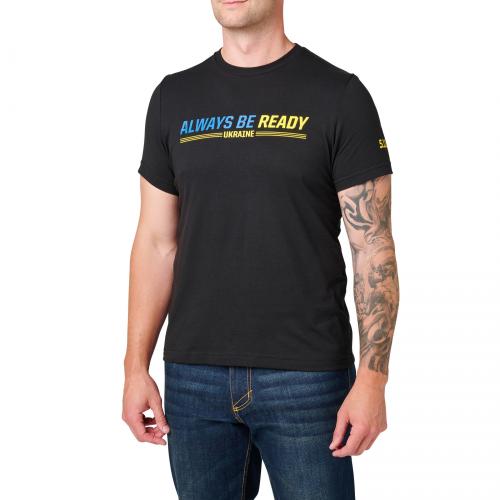 Футболка з малюнком "5.11 Tactical® Always Be Ready® Ukraine" (лімітована серія), 76346UA-019 - Prof1group Футболка з малюнком "5.11 Tactical® Always Be Ready® Ukraine" (лімітована серія), 76346UA-019