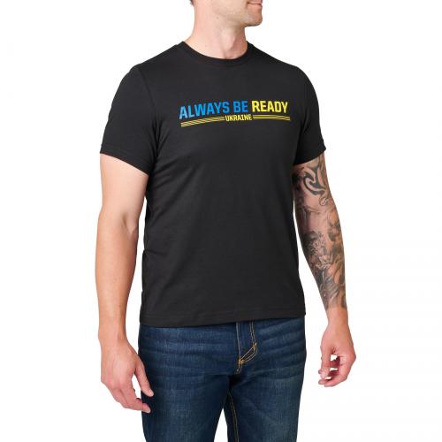 Футболка з малюнком "5.11 Tactical® Always Be Ready® Ukraine" (лімітована серія), 76346UA-019 - Prof1group Футболка з малюнком "5.11 Tactical® Always Be Ready® Ukraine" (лімітована серія), 76346UA-019