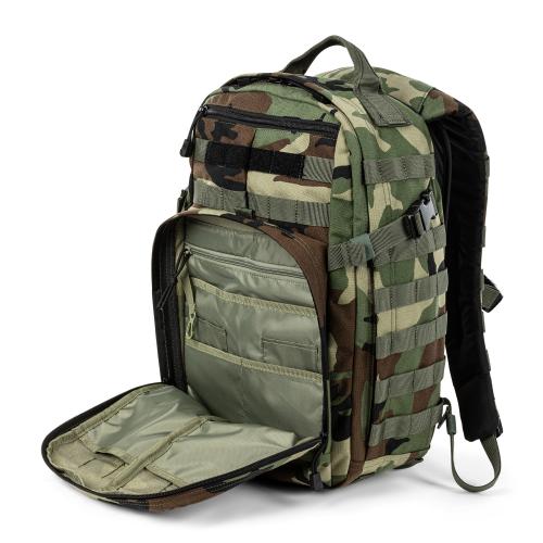 Рюкзак тактичний 5.11 Tactical® "RUSH® 12 2.0 Woodland Backpack 24L", 56561WLABR-938