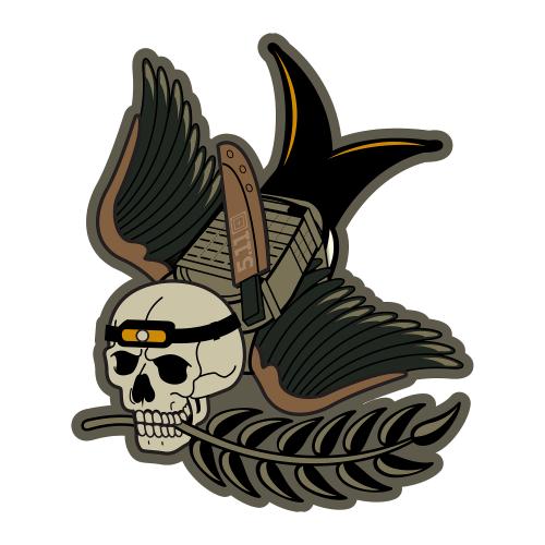 Нашивка 5.11 Tactical® "Broken Sparrow Patch", 92666AFY-1179