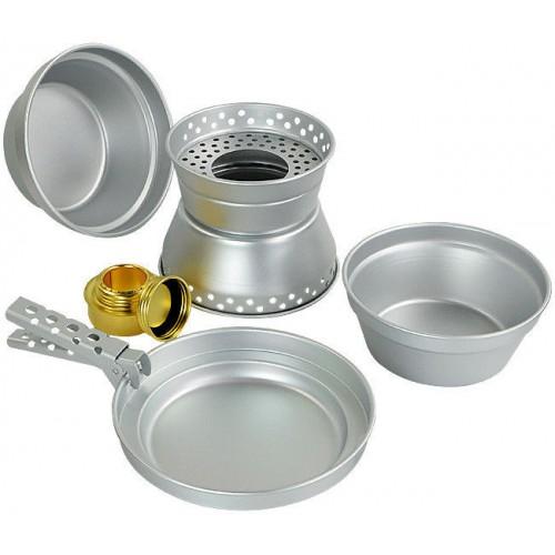Field mess kit with burner