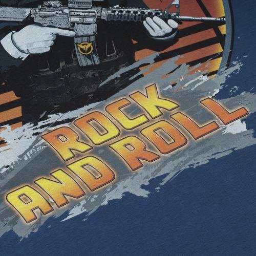 Футболка c рисунком "Rock'n'Roll", UA281-29891-BL-RNR
