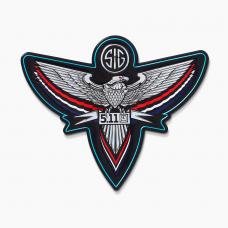 Нашивка SIG Sauer® x 5.11 Tactical® "Chrome Eagle Patch"