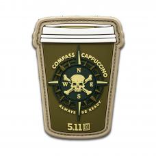 Нашивка 5.11 Tactical® "Compass Cappuccino Patch"