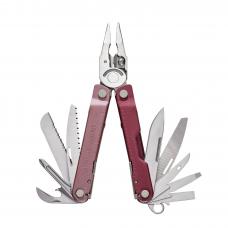 Мультиінструмент Leatherman® "Rebar® Heathered Cranberry" (нейлоновий чохол)