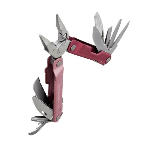 Мультиинструмент Leatherman® "Rebar® Heathered Cranberry" (нейлоновый чехол), 833317