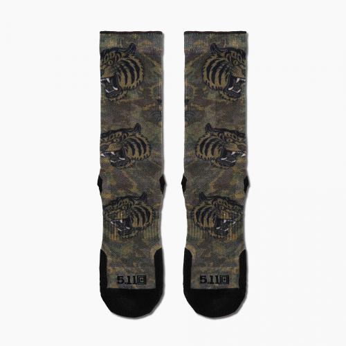 Шкарпетки "5.11 Tactical® Sock & Awe Tiger Axe", 10041AFX-1179