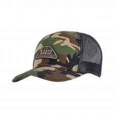 Кепка тактична "5.11 Tactical® PBG Woodland 7 Panel Hat"