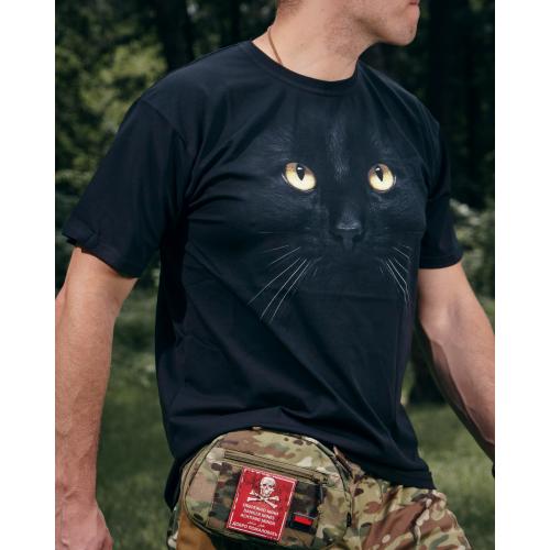 Military style T-shirt "CAT", UA281-29891-BK-CAT
