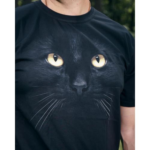 Military style T-shirt "CAT", UA281-29891-BK-CAT