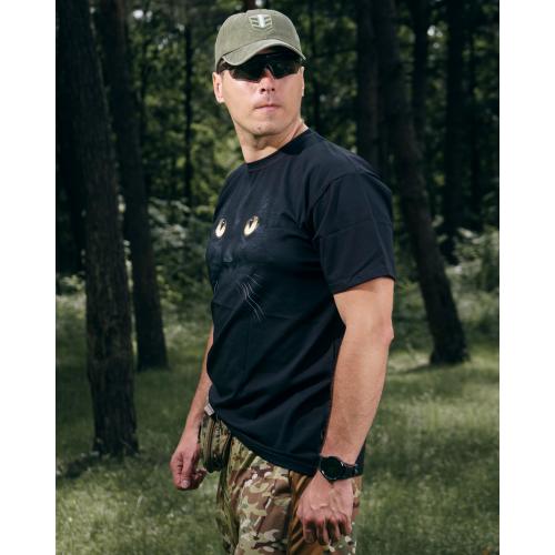 Military style T-shirt "CAT", UA281-29891-BK-CAT