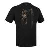 Military style T-shirt "Owlr", UA281-29891-BK-SV