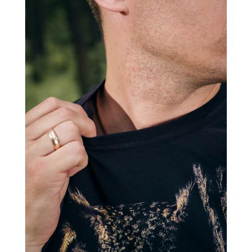 Military style T-shirt "Owlr", UA281-29891-BK-SV