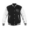 Військовий одяг - Куртка демісезонна Sturm Mil-Tec "NY Baseball Jacket with Patch" BLACK/WHITE