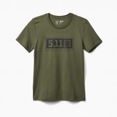 Футболка жіноча з малюнком "5.11 Tactical® Women's Logo Rectangle"