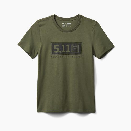 Футболка жіноча з малюнком "5.11 Tactical® Women's Logo Rectangle", 69226AHI-186