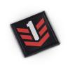 Нашивка на липучці "PROF1Group® Logo PVC Patch", PROF1-P02-RB