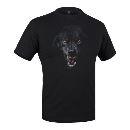 Футболка c рисунком "Оборотень", UA281-29891-BK-WWF