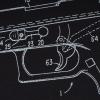 Футболка з малюнком "GLOCK Pistol Legend", UA281-29891-BK-GK
