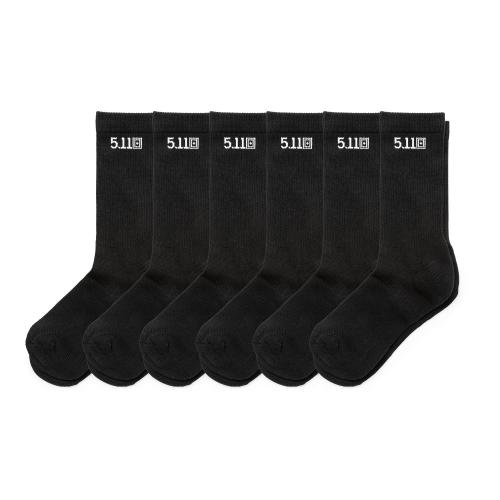 Шкарпетки тактичні "5.11 Tactical® Duty Ready Basic Crew Socks" (6 пар), 10049-019