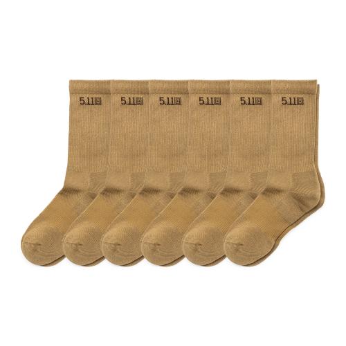 Носки тактические "5.11 Tactical® Duty Ready Basic Crew Socks" (6 пар), 10049-389