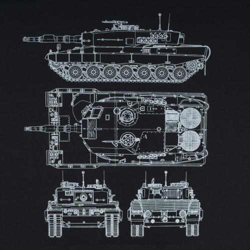 Футболка с рисунком "Леопард", UA281-29891-BK-LEO2
