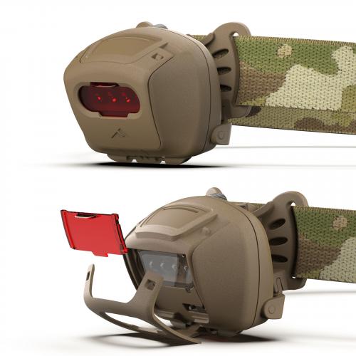 Ліхтар налобний Princeton Tec® "Quad Tactical MPLS Tactical Headlamp", QUAD-NOD-MC