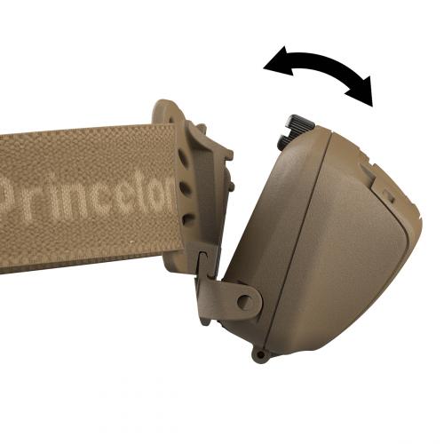 Ліхтар налобний Princeton Tec® "Quad Tactical MPLS Tactical Headlamp", QUAD-NOD-TAN