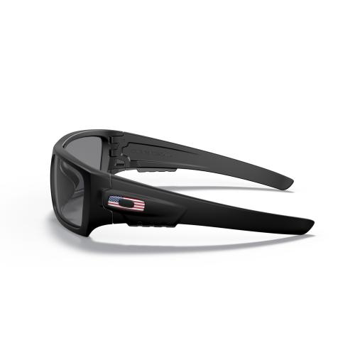 Окуляри балістичні Oakley® "SI Ballistic Det Cord™ USA Flag (Matte Black; Grey)", OO9253-11