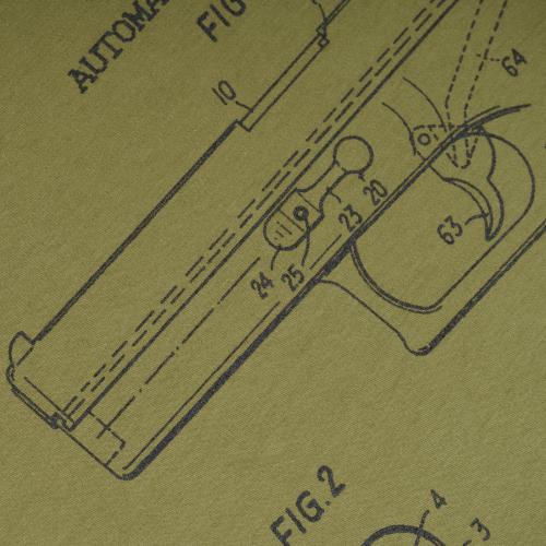 Футболка с рисунком "Glock Pistol Legend", UA281-29898-OD-GK - Prof1group Футболка с рисунком "Glock Pistol Legend", UA281-29898-OD-GK