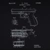 Футболка з малюнком "Glock Pistol Legend", UA281-29898-BK-GK