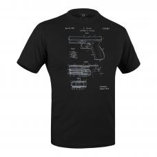 Футболка с рисунком "Glock Pistol Legend"