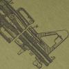 Military style T-shirt "M-16", UA281-29898-OD-M16