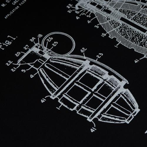 Футболка с рисунком "Grenade", UA281-29898-BK-GN
