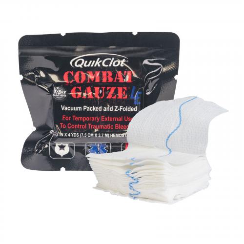 Бинт гемостатичний QuikClot® "Z-Fold Vacuum Packed Combat Gauze LE", 30-0109