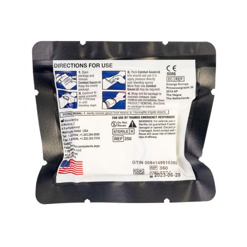 Бинт гемостатичний QuikClot® "Z-Fold Vacuum Packed Combat Gauze LE", 30-0109