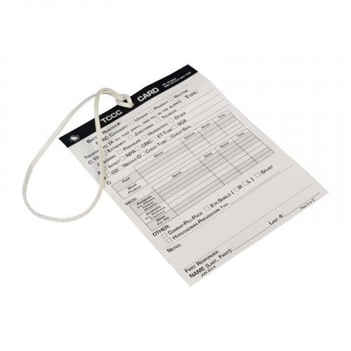 Карточка раненого NAR® "TCCC Card", ZZ-0262