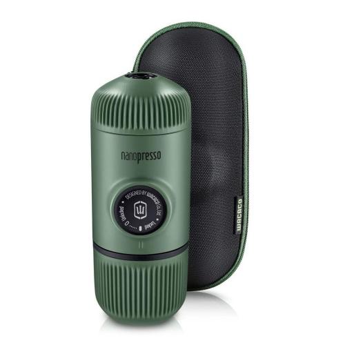 Кавоварка портативна з чохлом Wacaco® "Nanopresso + Case", WNANOGREEN