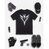 Футболка с рисунком "Angel Skull", UA281-29898-BK-AGS