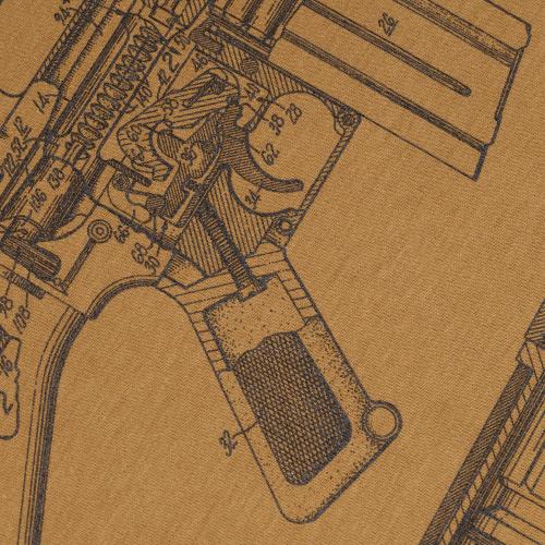 Футболка з малюнком "M-16", UA281-29898-CB-M16