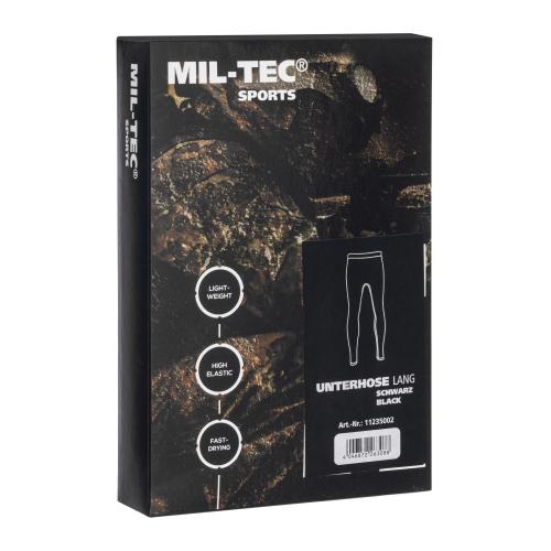 BLACK TIGHTS LONG MIL-TEC® SPORTS, 11235002