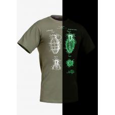 Футболка со светящимся рисунком "Grenade" NightGlow Series
