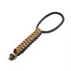 Paracord Lanyard Cuboid Skull, Black and Coyote