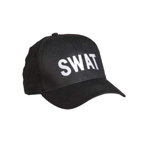 BLACK ′SWAT′ BASEBALL CAP