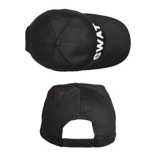 BLACK ′SWAT′ BASEBALL CAP