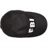 BLACK ′FBI′ BASEBALL CAP