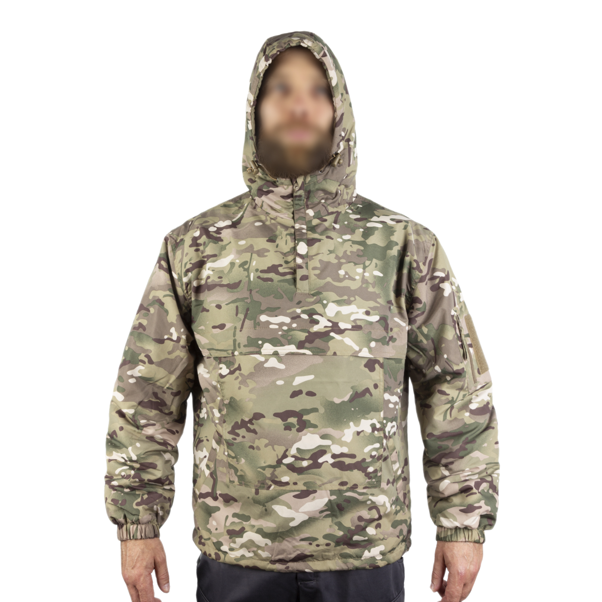 Mil-Tec Anorak Combat Ungefüttert Jacke Windbreaker mit Kapuze