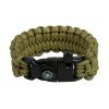 Paracord bracelet "Loops" Survival, Army green